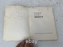Ducati 860 instruction and maintenance book manual service OEM Wow rare