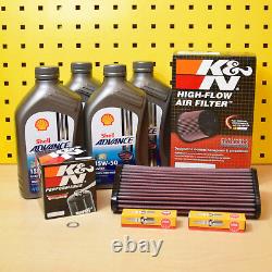 Ducati Streetfighter 1100 Set K&n Oil Filter Air Spark Plugs Shell 15w50