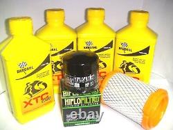 Maintenance Kit 4L Oil Bardahl 10W40 XTC C60 Ducati Hypermotard 1100 EVO 2010