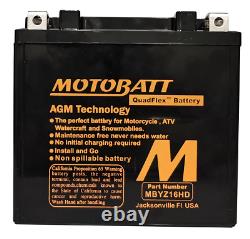 Motobatt Heavy Duty Battery for Ducati 1098 R 2009 MBYZ16HD AGM