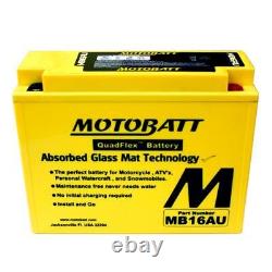 Motobatt Premium Battery for Ducati 600 M MONSTER 1994-2000 MB16AU AGM