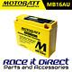Motobatt Premium Battery For Ducati 748 Biposto 1995-2000 Mb16au Agm