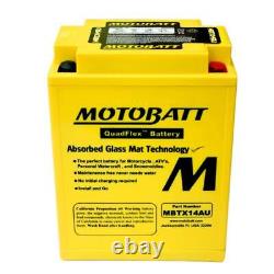 Motobatt Premium Battery for Ducati 750 F1 1989-1991 MBTX14AU AGM