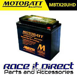 Motobatt Premium Battery for Ducati 907 IE 1991-1994 MBTX20UHD AGM