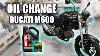 Oil Change Ducati Monster 600 Maintenance