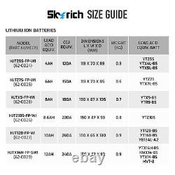 Skyrich Lithium Ion Motorcycle Battery For Ducati 748 SP 2000 (HJT12B-FP-WI)