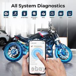 TOPDON OBD2 Motorcycle Maintenance Scanner Topscan Moto Full Systems Diagnosis