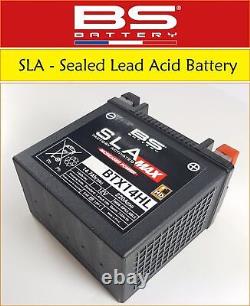 Batterie de moto SLA BS Battery BTX14HL pour Ducati Indiana 650 de toutes les années