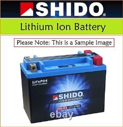Batterie de moto au lithium Shido LTX14AHL-BS pour Ducati Montijuich 750 1987-1990