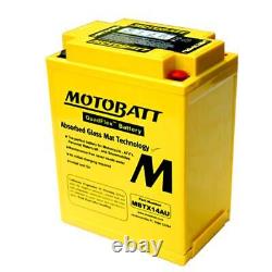 Batterie premium Motobatt pour Ducati 750 F1 1989-1991 MBTX14AU AGM