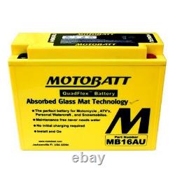 Batterie premium Motobatt pour Ducati 916 STRADA MONOPOSTO 1994-1995 MB16AU AGM