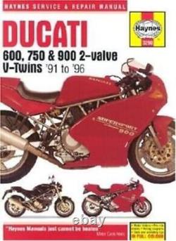 Ducati 600, 750 et 900 2 soupapes V-twins (91-96) Service et Réparation