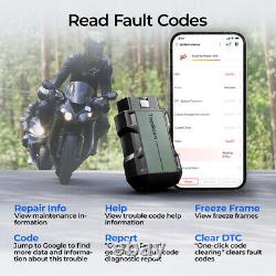 Scanner de maintenance pour motos OBD2 TOPDON Topscan Moto Diagnostic complet des systèmes