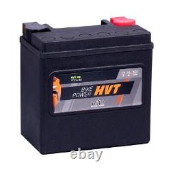 Véritable batterie de moto ITX14-BS HVT intacte, puissance de 12V 14 Ah