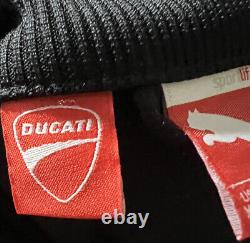 Veste de sport lifestyle Ducati Corse Puma pour hommes, extra large XXL, gris et noir